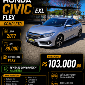 Civic EXL Flex Automático 2017